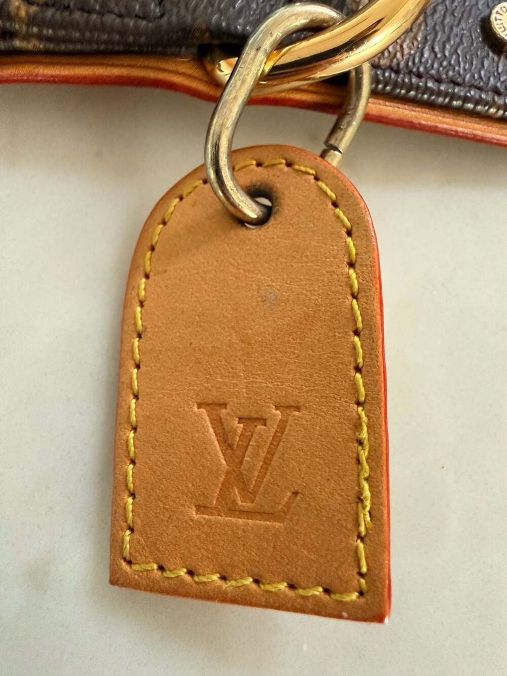 Authentic Louis Vuitton Baxter Monogram Dog Collar Large France LV Leather Pet - Picture 7 of 11